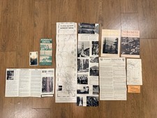 Vintage 50s California Travel Brochure Lot Yosemite Nature Notes Redwood Empire picture