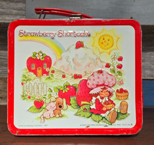 Strawberry Shortcake vintage lunch box metal 1980 picture