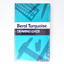 72 Berol Turquoise Eagle Drawing Leads 2.375mm 5in Filmograph Black E3 6375 picture