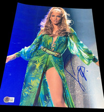 JENNIFER LOPEZ SIGNED AUTOGRAPH 11x14 PHOTO VERSACE DRESS BECKETT BAS COA D picture