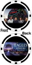 THE EAGLES AT THE LAS VEGAS SPHERE - COMMEMORATIVE POKER CHIP -- SPHERE/EAGLES picture