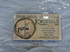 Knoebels Amusement Park 100th Anniversary  Carousel Brass Ring  Souvenir picture