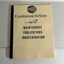 Vintage Douglas Continental Airlines Maintenance Publications DC-9-80 Manual picture