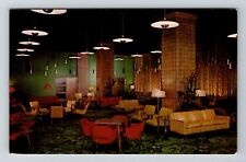 Chicago IL-Illinois, YMCA Hotel, Main Lobby, Interior View, Vintage Postcard picture
