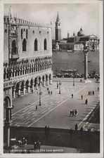 AK VENEZIA Venice Piazzetta San Marco postmarked 1936 Postcard Italy Cartolina picture