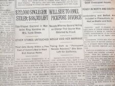 1920 APRIL 4 NEW YORK TIMES - SUE TO ANNUL PICKFORD DIVORSE - NT 8280 picture