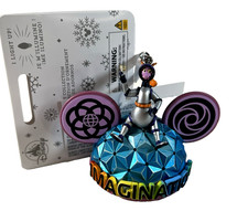 Disney Sketchbook: FIGMENT EPCOT Light-Up Ball w/ Mickey Ears Ornament NEW picture