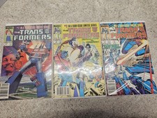 The Transformers Comic Book Lot Of 3 Issues #1,2&4 In A 4 Part Series 1984/85... picture