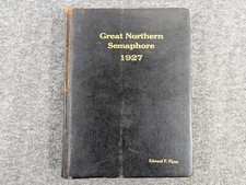 1927 Great Northern Semaphore Railroad Company Bound Train Magazine - EX RARE picture