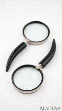 Elegant Combo of 2 Classic Magnifying Glasses for Reading, Office Desk, Decor picture