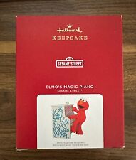 2021 Hallmark ELMO'S MAGIC PIANO Sesame Street Keepsake Ornament MUSICAL 2.99