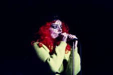 Portrait of singer Nina Hagen in concert on December 11 1983 Old Photo picture