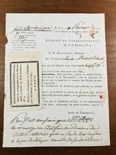 Libourne 1795 Montigny Badailh French Revolution Autograph picture