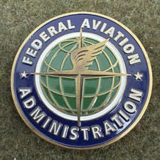 Vintage FAA Federal Aviation Administration Challenge Coin Token picture