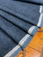 3.125 yd Maharam Beck Praxis Blue Woven Wool Upholstery Fabric - ED picture
