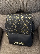 NEW Primark x Harry Potter Black and Gold Backpack picture