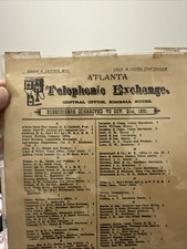 Rare Antique 1881 Telephone Exchange Newspaper Article Placque  picture