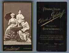 Gylsdorff, Svendborg CDV, Vintage Albumen Business Card, Albuminated Print  picture