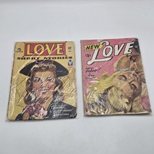 Love / New Love Magazine Lot Of 2 - Pulps 1940s picture