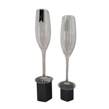 Pair of Waterford Crystal Classic Champagne Flutes in Original Box Size 11