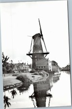 postcard Netherlands, Delft - Molen de Roos - Windmill the Rose picture