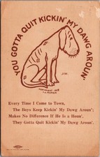 1912 Comic Postcard:
