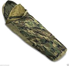 USGI MILITARY ARMY WOODLAND GORE-TEX BIVY SLEEPING BAG COVER 8465-01-445-6274 picture