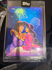 Topps 2025 Disney Mini Aladdin Original Sketch Card 1/1 Hard Signed Cameron picture