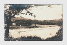 Antique UU RPPC Kennebec River Caratunk ME Eastern Illustrating Co Belfast Tents picture