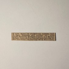 Minnesota Mortgage Loan Co JS Mackey Minneapolis 1888 MN Clipping 5AK9-S24 picture