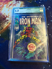 Marvel The Invincible Iron Man #1 (1968) CGC 6.0 Qualified Sub-Mariner picture