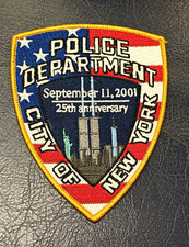 NEW YORK CITY Police September 11, 2001 25th Anniversary Collectible Patch picture