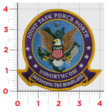 JOINT TASK FORCE NORTH USNORTHCOM EMBROIDERED PATCH WITH HOOK & LOOP picture