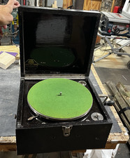 Antique 1900s Cirola Phonograph 1st Portable Phonograph Talking Machine picture