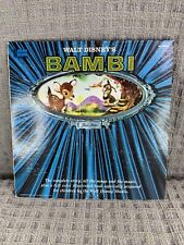 Vintage 1962 Disney’s Bambi magic mirror story book LP picture