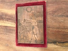 Antique letterptint press cooper plate  of American Artist George Edgerly Harris picture