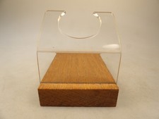 E. Oslo by Micoli Calabash Pipe Stand Oak Base & Holder USA Made Table Top picture