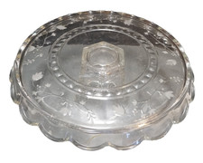 Mikasa Cottage Lace Crystal Cake Stand 12 3/4 IN picture