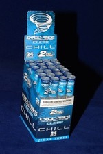CLEAR BLUE CHILL CYCLONES - Box of 24 packs/48 PreRolled CLEAR Cigar Tube Cones picture