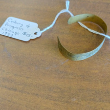 1933-34 Chicago Century of Progress World's Fair Souvenir Cuff Bracelet picture