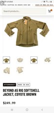 Beyond Clothing A5 Rig Soft Shell Jacket (Fleece-lined) Coyote- Large Reg picture