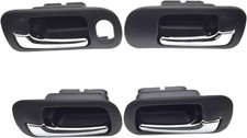 4Pc Interior Door Handles Honda Civic 2001-2005 Front Rear Left Right picture