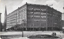 Yates Hotel Syracuse NY Divided Back Postmarked 1911 Litho Postcard picture