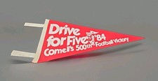 Vintage Cornell University '84 Drive for Five Football 500 Win 18