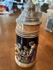Vintage Original King 300 German Beer Stein 9 Inch picture