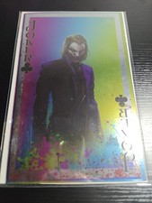 Joker #1 Why So Serious? Clayton Crain Megacon 2024 Exclusive Foil Ltd 184of 500 picture