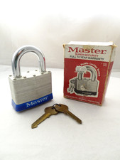 Master Lock No. 19 Padlock w/ Two Keys / Working / tmno49 picture