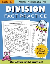 Division Facts Practice Workbook: Fun Activities, Mazes & Puzzles for Mastering picture