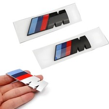 M Performance Sport Badge 3D Emblem Cerium gray, Logo Trunk Fender 5.5X2cm picture