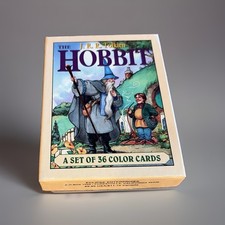 J.R.R. Tolkien The Hobbit 1992 Trading Card Set 36 Color Cards Complete Wenzel picture